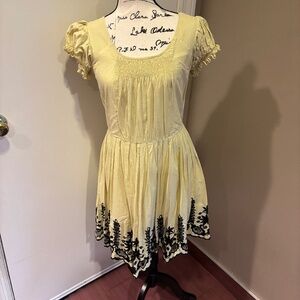 Anthropologie's Nick & Mo cotton embroidered dress